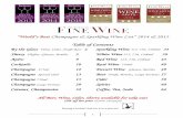 â€œWorldâ€™s Best Champagne & Sparkling Wine Listâ€‌ ... 2016/01/06 آ  Rosأ© Wine 750ml 48 Dessert Wine