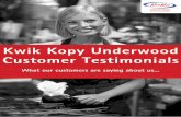 Kwik Kopy Underwood Customer Testimonials · attention to detail and great customer service turned my problem into a solution. Every one that has seen the prints that Ashleigh made