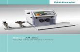 Metzner AM 2000 - WIRETECH · The automatic cutting- and stripping machine Metzner AM 2000 is specially designed for your requirements: Process reliability, flexible and fast production,