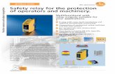 Safety relay for the protection of operators and …safety relay. of operators and machinery. Safety relay for the protection product news Position sensors and object recognition bus,