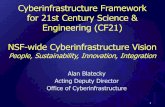 Cyberinfrastructure Framework for 21st Century Science ...2010.pdf · Framing the Question Science is Radically Revolutionized by CI Modern science Data- and compute- intensive Integrative