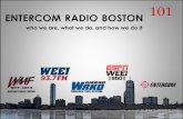 101 ENTERCOM RADIO BOSTONweei.radiotown.com/pdf/MediaKit2016.pdf · WEEI IS THE KING OF CONTENT Sports is a cultural phenomenon in Boston. It is one topic that brings Bostonians together,
