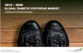 Global diabetic footwear market is projected to reach $ 9.7 billion by 2025