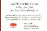 Quantifying Nescience: A Decision Aid for Practicing Managers · 2018-03-28 · strategies for problem solving can be explained in terms of Shannons entropy formula, which indicates