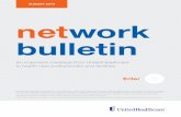 August 2019 Network Bulletin - UHCprovider.com · 2020-07-02 · Front & Center. UnitedHealthcare Network Bulletin August 2019 Table of Contents 8 | For more information, call 877-842-3210