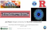 Joel Mazer (Rutgers University) for the STAR … › event › 751767 › contributions › ...Joel Mazer (Rutgers University) for the STAR Collaboration Hard Probes 2020, Austin,