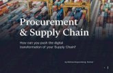 Procurement & Supply Chain - IAC · IAC “Smart Margin” is a holistic approach aiming for both quick-win-results and sustainable Procurement processes: Analytics & Savings ...