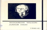WOODROW WILSON JUNIOR HIGH 1980-81 - Roanoke...0 1195 05487312 1' I ' f l - Jr' VREF 373.755791 W86w 1981 We, the annual staff of Woodrow Wilson, take pleasure in dedicating this edition