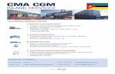 CCIS BEIRA: SERVICE OFFER - CMA CGM Beira... · 2017-06-20 · › Container and truck weighing (weighbridge on site) › 1,600 TEU capacity › 2 reach stackers 45t BONDED WAREHOUSE