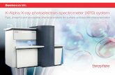 K-Alpha X-ray photoelectron spectrometer (XPS) system...An XPS instrument is only as good as its calibration. The K-Alpha spectrometer is supplied with the necessary standards for