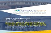 25th APSWCW Conference Folder Final Revised › assets › pdf › APSWCW-Conference... · 2019-02-16 · 2019 Asia Pacific Social Work Conference Bengaluru, INDIA | Sept 18-20, 2019