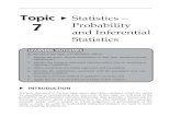 11. NDER3204 Topic 7 - Webnode · 2016-02-28 · probability and inferential statistics. Inferential data provides a framework for drawing conclusion about a population from the data
