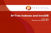 B+Tree Indexes and InnoDBcarfield.com.hk › document › data+access › PLUK2011-b-tree-indexes … · • Indexes are used in variety of DBMS • Many different type of indexes