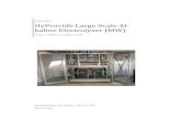 HyProvide Large-Scale Alkaline Electrolyser · 2016-07-21 · 2 1. Project details Project title HyProvide Large-Scale Alkaline Electrolyser (MW) Project identification (pro-gram