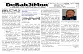 DeBahJiMon V. XXVIII N. 11 - January 15, 2006 · By Patsy Gordon LeRoy Turney, Leech Lake ... The Legal Aid Service of Northeastern Minnesota seeks a staff attorney for its Grand