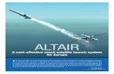 A cost-effective small satellite launch system for … › sites › default › files › Fiche ALTAIR VA...A cost-effective small satellite launch system for Europe The miniaturization