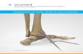 4.7 mm and 5.5 mm Screws - Acumed · Acutrak 2® Headless Compression Screw System Supplemental Use Guide—Medial & Lateral Malleolus 4.7 mm and 5.5 mm Screws