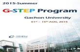 G-STEP Program...Park Korean Language Korean Language Farewell Afternoon Lotte World Korean Language Nanta Performance - Application Deadline: 27th May, 2015 . Irrrrrc cc . Gachon