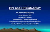 HIV and PREGNANCY€¦ · • Intrapartum monitoring using the partogram. • Respect of infection prevention techniques. • Induction of labour, wash baby with chlorhexidine. •