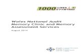 Wales National Audit N… · Memory Clinic and Memory Assessment Services August 2014 . 2 Contents Recommendations 3 Executive Summary 5 Introduction Definition of a memory clinic