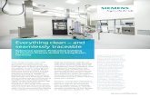 Everything clean – and seamlessly traceable · ufacturing Practice (GAMP 5). Building technology must protect laboratories and production facili-ties as effectively and efficiently