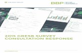 2015 GRESB SURVEY CONSULTATION RESPONSE · 2020-05-04 · RECOMMENDATION2 The principle of ‘managed’ and ‘indirectly managed’ assets should be integrated more widely throughout