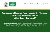 Upsurge of Lassa fever cases in Nigeria, January to March ...regist2.virology-education.com/presentations/2019/... · •This study explained the likely drivers of the upsurge of