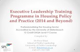 Executive Leadership Training Programme in Housing Policy and …pmg-assets.s3-website-eu-west-1.amazonaws.com/141111... · 2015-01-27 · social contract/compact, and basic human