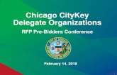Chicago CityKey Delegate Organizationschicityclerk.s3.amazonaws.com/s3fs-public/2.14.18... · RFP Pre-Bidders Conference ... Chicago CityKey Timeline 2015 Municipal ID Task Force