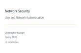 Network Security - User and Network Authentication › ~chris › teaching › cs177 › doc › cs177-06.p… · Network Security - User and Network Authentication Author: Christopher