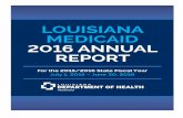 Louisiana Department of Health - JLCB...Integrating the SBH services into Healthy Louisiana improves health care coordination by reducing the overlap of services. This also allows