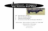 Strickland - Driggers 6th Annual Bull Salelivestockdirect.s3-website-us-west-2.amazonaws.com › catalogs › 87… · Strickland Angus Farm Driggers Simmental Farm . Strickland Driggers