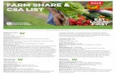 Farm Share & CSA List - Eat Local First · a budding family farm devoted to growing nutritious food with organic principles, including herbs, vegetables, and eggs, with a special