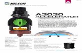 ACCELERATOR - Nelson Irrigation › ... › A3030_ACCELERATOR.pdf · Accelerator increases rotation speed through the nozzle range. This allows for optimal throw and droplet characteristics.