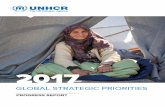 GLOBAL STRATEGIC PRIORITIES - UNHCR · of protection and solutions, UNHCR’s Global Strategic Priorities cover many areas formulated in the individual SDGs including on food security,