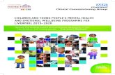 Making the mental health and emotional wellbeing of you ...liverpoolccg.nhs.uk/media/1722/cahms-wellbeing-programme-for-20… · workshops in schools, peer mentoring and through using