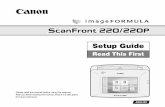 ScanFront220/220P Setup Guide - Canon Globaldownloads.canon.com/cpr/software/scanners/SF220_220P_SG.pdf · 1 Introduction Thank you for purchasing the Canon imageFORMULA ScanFront
