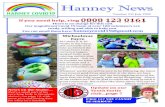 Hanney News · 2020-06-29 · Hanney Youth Football Club was established in 2006 to provide local children with a fun and safe environment to learn and play football. The club has