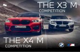 Best viewed in landscape mode · X3 M COMPETITION. The BMW X3 M Competition is shown above in Donington Grey metallic paint. Standard equipment Optional equipment EXTERIOR 21" M light