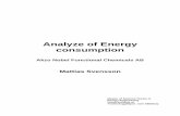 Analyze of Energy consumption - DiVA portalumu.diva-portal.org/smash/get/diva2:550636/FULLTEXT01.pdfAnalyze of Energy consumption Akzo Nobel Functional Chemicals AB Mattias Svensson