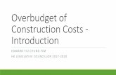 Overbudget of Construction Costs - ecyY (easy why whY)ecyy.weebly.com › uploads › 1 › 2 › 9 › 3 › 12935669 › over...Total Overbudget 1997 –2016 (>$1b proj) 分類 項目