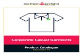 Corporate Casual Garments - Northern Uniform...Finish: Soil release and wick able finish Features: Two-piece, lined collar with sewn-in stays Closure: Six-button front with button