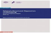 Telstra’s Structural Separation Undertaking€™s... · Annual Compliance Report 2015–16 ACCC Report Report to the Minister for Communications and the Arts. Telstra’s Structural