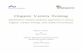Organic Variety Testing › 37365 › 1 › MASTER THESIS_Organic... · and organic plant breeding (OPB) with respective testing procedure, seed multiplication and target group. Integration