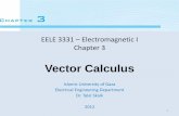 Vector Calculus - Islamic University of Gazasite.iugaza.edu.ps/tskaik/files/EMI_Chapter3_p2.pdf · 2012-10-04 · Vector Calculus Islamic University of Gaza Electrical Engineering