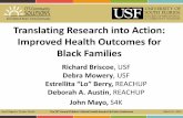 Translating Research into Action: Improved Health Outcomes ...cmhconference.com/files/presentations/session40-briscoe.pdf · Translating Research into Action: Improved Health Outcomes