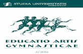 EDUCATIO ARTIS GYMNASTICAE · 2016-11-22 · Among the total number of attack attempts, a great majority involved shots (66.9%) whereas a lower percentage was completed without involving