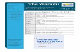 The Warami › content › dam › doe › ... · 2019-10-13 · Phone: (02) 94844242 Fax (02) 94819471 15-17 May NAPLAN - Year 3 17 May ... over a number of years continued to show