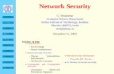 Network Security - CSE, IIT Bombaysiva/talks/ace2003.pdfRFC 2196 Site Security Handbook Guidelines for any organization joining Internet 1. Risk Assessment (Assets/Threats) 2. Security