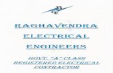 Raghavendraraghavendra.co.in › img › raghvendra.pdf · RAGHAVENDRA ELECTRICAL ENGINEERS Believe In Top Quality Work Done By our Professional And Committed To Serving Our Customers